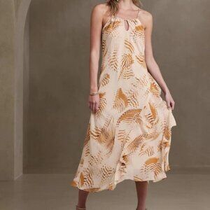 Banana Republic Factory Ruffle Maxi dress